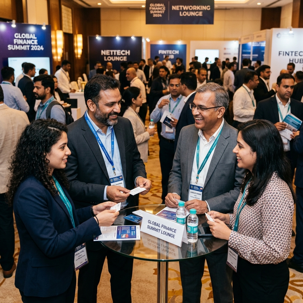 Networking lounge moments